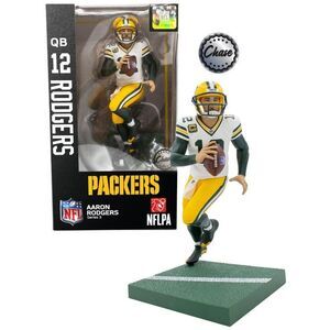 Aaron Rodgers (Green Bay Packers) CHASE Imports Dragon NFL 6" Figure Series 3